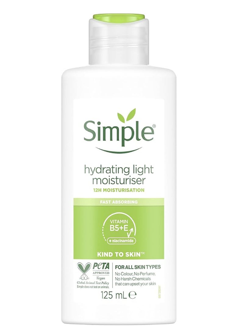 SIMPLE HYDRATING LIGHT MOISTURISER 125ML